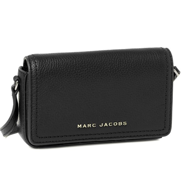 Marc Jacobs bag The Groove Mini Messenger black pebbled leather crossbody NWT - Picture 1 of 16